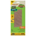 Gator Finishing Zip AlumiNext Drywall Hook and Loop Sanding Mesh Sheets, 220 Very Fine Grit 7178